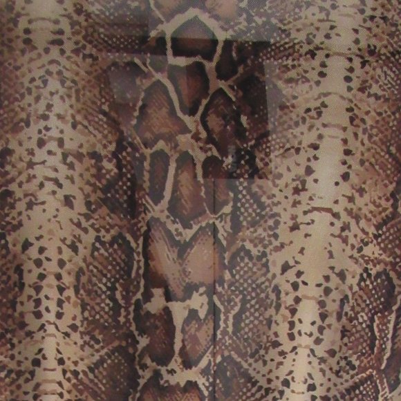 NWT Fashion Nova 2x Snake Print sheer top - Picture 4 of 4